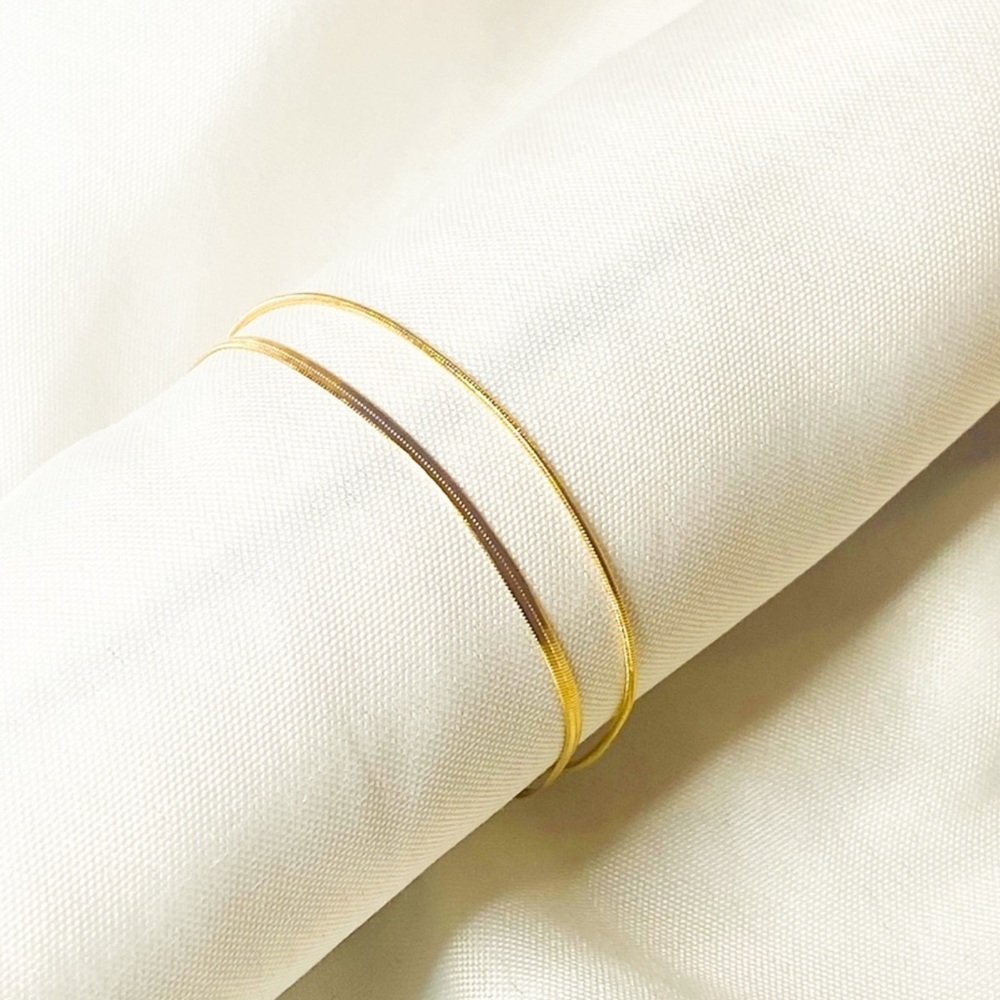 NWT Elegant Gold-Tone Bangle Set
